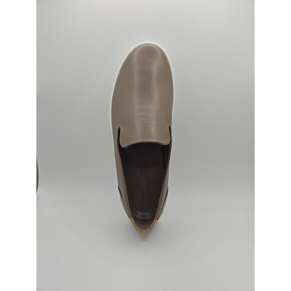 ECCO Soft 7 Womens Slip On Sneakers Shoes Round Toe Taupe Powder EU 38 / US 7.5 - Picture 4 of 6